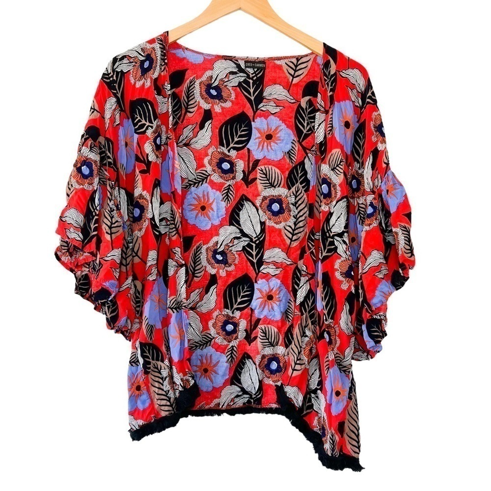 3/$25 🙌🏼 Coco + Carmen Floral Kimono Wrap One Size